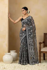 Load image into Gallery viewer, Gulzar Full Jaal Chikankari Saree