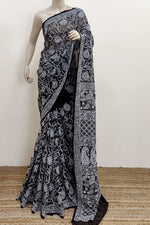 Load image into Gallery viewer, Gulzar Heavy Work Georgette Chikankari Saree
