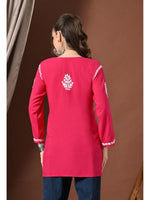 Load image into Gallery viewer, Ayesha Premium Chikankari Short Kurti - The Lucknowi Chikan