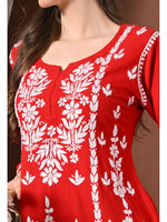 Load image into Gallery viewer, Ayesha Premium Chikankari Short Kurti - The Lucknowi Chikan