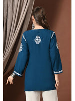 Load image into Gallery viewer, Ayesha Premium Chikankari Short Kurti - The Lucknowi Chikan
