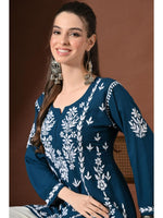 Load image into Gallery viewer, Ayesha Premium Chikankari Short Kurti - The Lucknowi Chikan