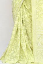 Load image into Gallery viewer, Gulzar Full Jaal Chikankari Saree