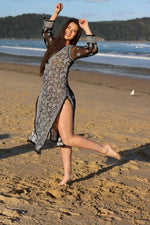 Load image into Gallery viewer, Zara Georgette Black Chikankari Kurta