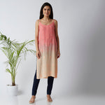Load image into Gallery viewer, Viscose 3D Sleeveless Designer Kurti - The Lucknowi Chikan