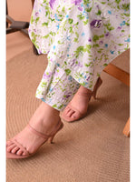 Load image into Gallery viewer, Shaher Floral Mul Mul Chikankari Kurti Set
