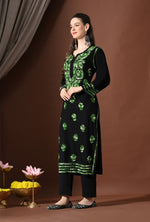 Load image into Gallery viewer, Mahira Rayon Duel Thread Chikankari Kurti
