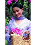Load image into Gallery viewer, Sitaar Chikankari Mirror Set