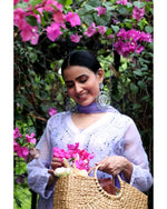 Load image into Gallery viewer, Sitaar Chikankari Mirror Set