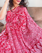 Load image into Gallery viewer, Gulzar Full Jaal Chikankari Saree