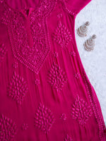 Load image into Gallery viewer, Haya Premium Viscose Luxury Chikankari Kurta