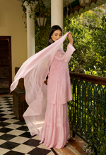 Load image into Gallery viewer, Sajni Luxury Chikankari Mukaish Gharara Set