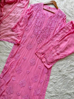 Load image into Gallery viewer, Khwab 3D Handwork Chikankari Kurti Set