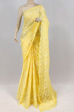 Load image into Gallery viewer, Tepchi work chikankari saree