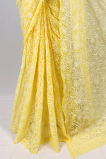 Load image into Gallery viewer, Tepchi work chikankari saree