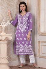 Load image into Gallery viewer, Saba Premium Heavy Daman Modal Kurta