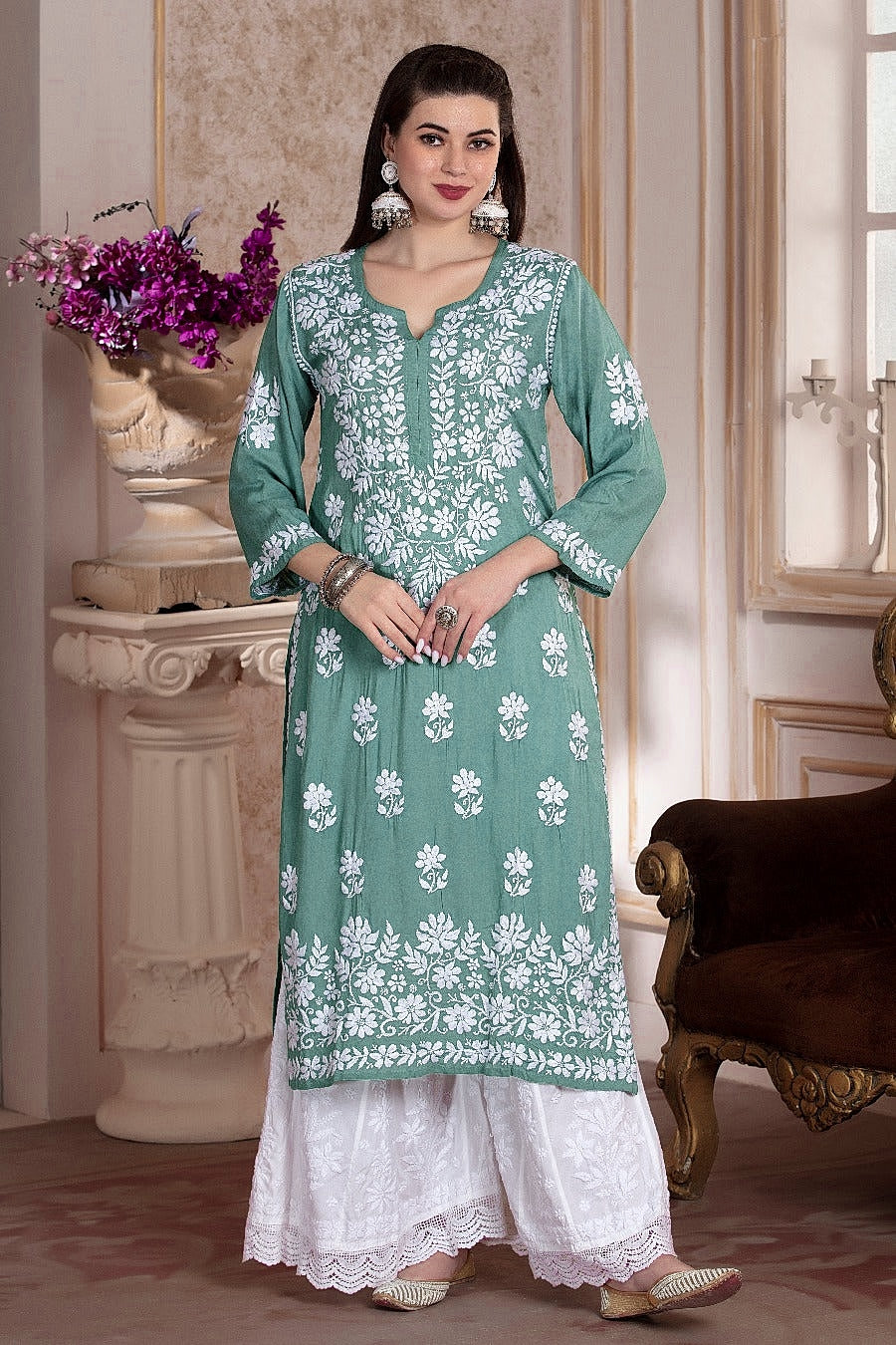 Saba Premium Heavy Daman Modal Kurta