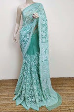 Load image into Gallery viewer, Gulzar Full Jaal Chikankari Saree