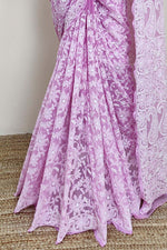 Load image into Gallery viewer, Gulzar Full Jaal Chikankari Saree
