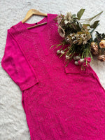 Load image into Gallery viewer, Arsh Premium Viscose Chikankari Kurti