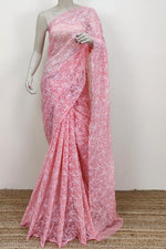 Load image into Gallery viewer, Tepchi work chikankari saree