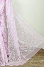 Load image into Gallery viewer, Tepchi work chikankari saree