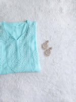 Load image into Gallery viewer, Haya Premium Viscose Luxury Chikankari Kurta