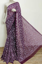 Load image into Gallery viewer, Tepchi work chikankari saree