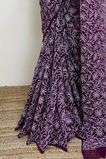 Load image into Gallery viewer, Tepchi work chikankari saree
