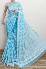 Load image into Gallery viewer, Gulzar Full Jaal Chikankari Saree