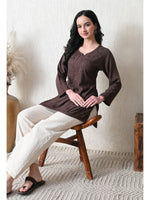 Load image into Gallery viewer, Bela Dyed Rayon Short Chikankari Kurti