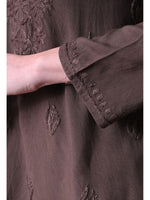 Load image into Gallery viewer, Bela Dyed Rayon Short Chikankari Kurti