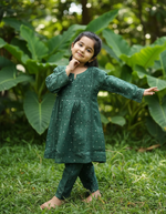 Load image into Gallery viewer, Lado Chanderi Kids Co-ord Set