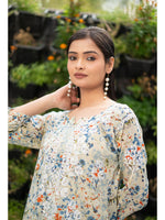 Load image into Gallery viewer, Maira Floral Chikankari Mulmul Co-ord Sets