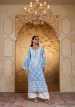 Load image into Gallery viewer, Bela Premium Modal Chikankari Kurti