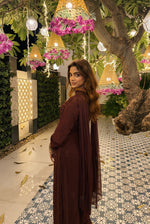 Load image into Gallery viewer, Nagma Chikankari And Mukaish Suit Set