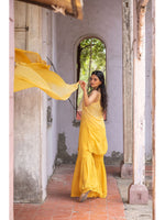 Load image into Gallery viewer, Fiza Designer Mukaish Chikankari Noodle Gharara Set