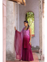 Load image into Gallery viewer, Fiza Designer Mukaish Chikankari Noodle Gharara Set