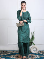 Load image into Gallery viewer, Sona Chanderi Chikan Kurti Set