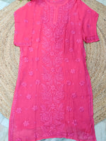 Load image into Gallery viewer, Gulposh Rose Pannel Viscose Kurti