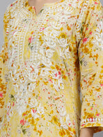 Load image into Gallery viewer, Maira Floral Chikankari Mulmul Co-ord Sets