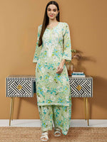 Load image into Gallery viewer, Maira Floral Chikankari Mulmul Co-ord Sets