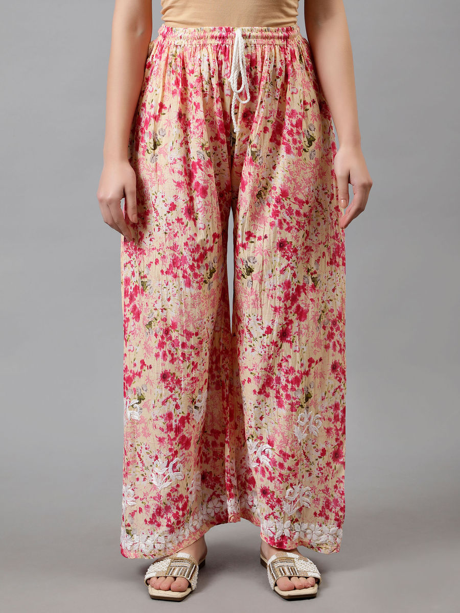 Maira Floral Chikankari Mulmul Co-ord Sets