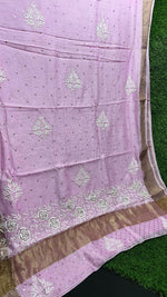 Load image into Gallery viewer, Hansini Premium Maheshwari Silk Saree
