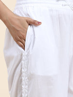 Load image into Gallery viewer, Nikhat Lace Chikankari Afgani Salwar