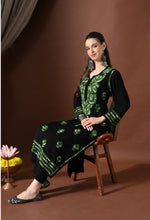 Load image into Gallery viewer, Mahira Rayon Duel Thread Chikankari Kurti