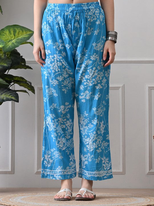 Chhaya Mul Chikankari Kurti Set