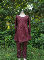 Load image into Gallery viewer, Lado Chanderi Kids Co-ord Set