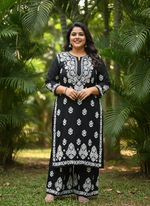 Load image into Gallery viewer, Daniya Premium Chikankari Rayon Co-ord Sets