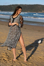 Load image into Gallery viewer, Zara Georgette Black Chikankari Kurta